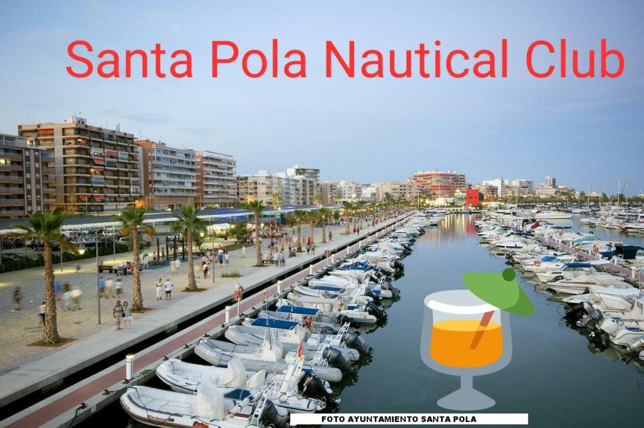 サンタ・ポラPlaya 500M Y Centro Pueblo 600M, Piscina, 4 Clim, 2 Parkingsアパートメント エクステリア 写真