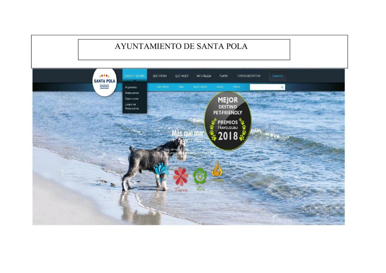 サンタ・ポラPlaya 500M Y Centro Pueblo 600M, Piscina, 4 Clim, 2 Parkingsアパートメント エクステリア 写真
